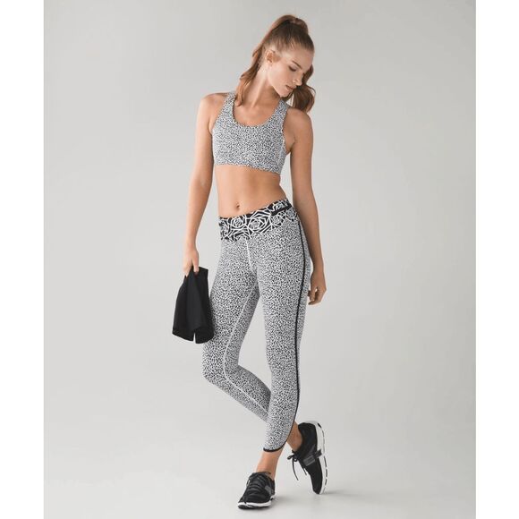 254- EUC Size 4 Lululemon Real Quick Tight - Picture 1 of 3